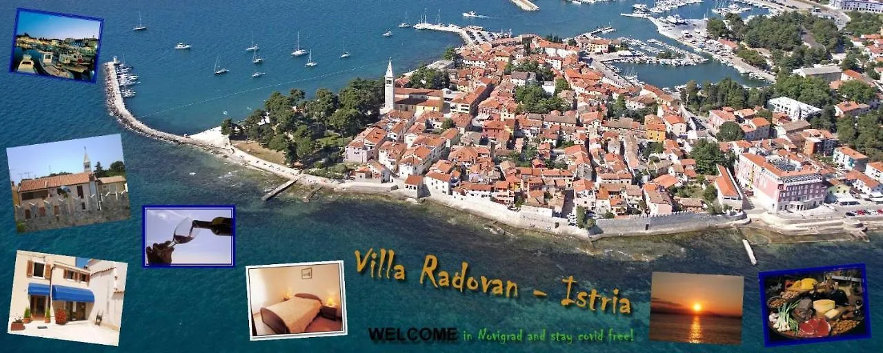 Villa Radovan Novigrad Istria Horvátország